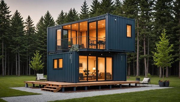 Vivez l'innovation : maisons et espaces en container